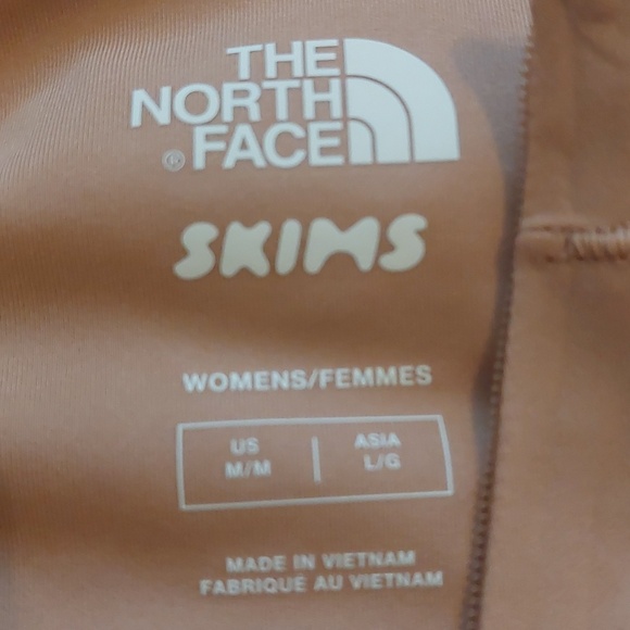 SKIMS / The Northface Ochre Women's Tan Long Sleeve Top - Picture 6 of 9